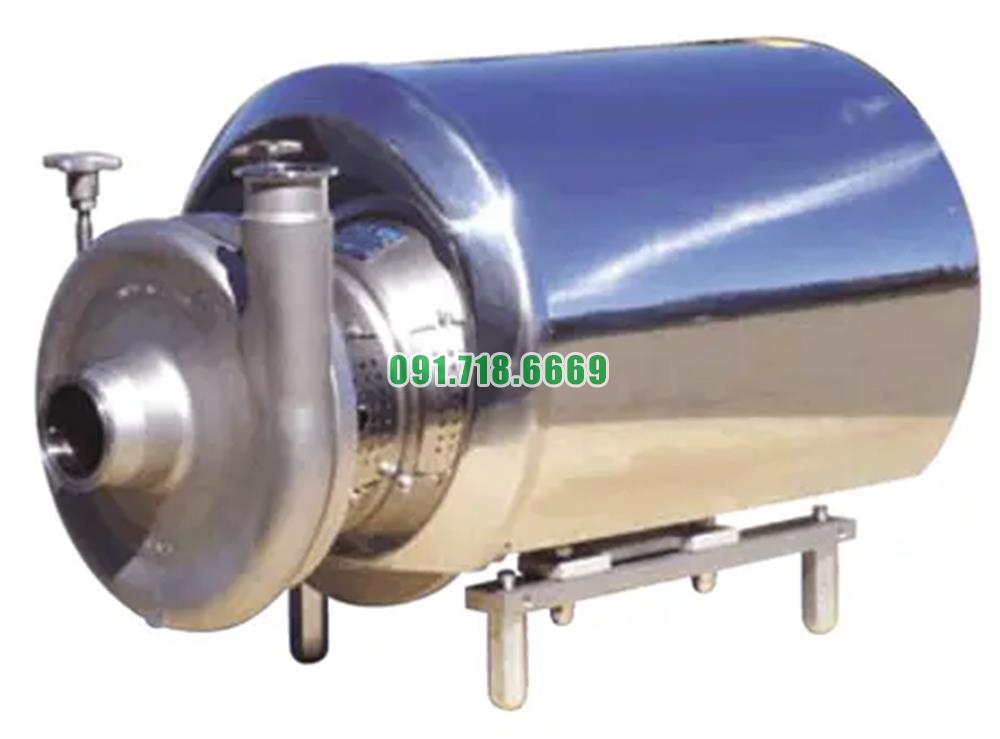 Bơm thực phẩm ly cánh hở lưu lượng bơm10 tấn trên 1 giờ