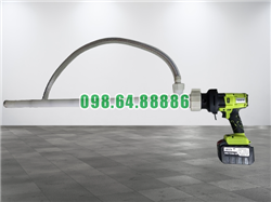 Bơm cầm tay hút chất tẩy trắng dùng pin vỏ nhựa JDT-PP-0.75 công suất 750w