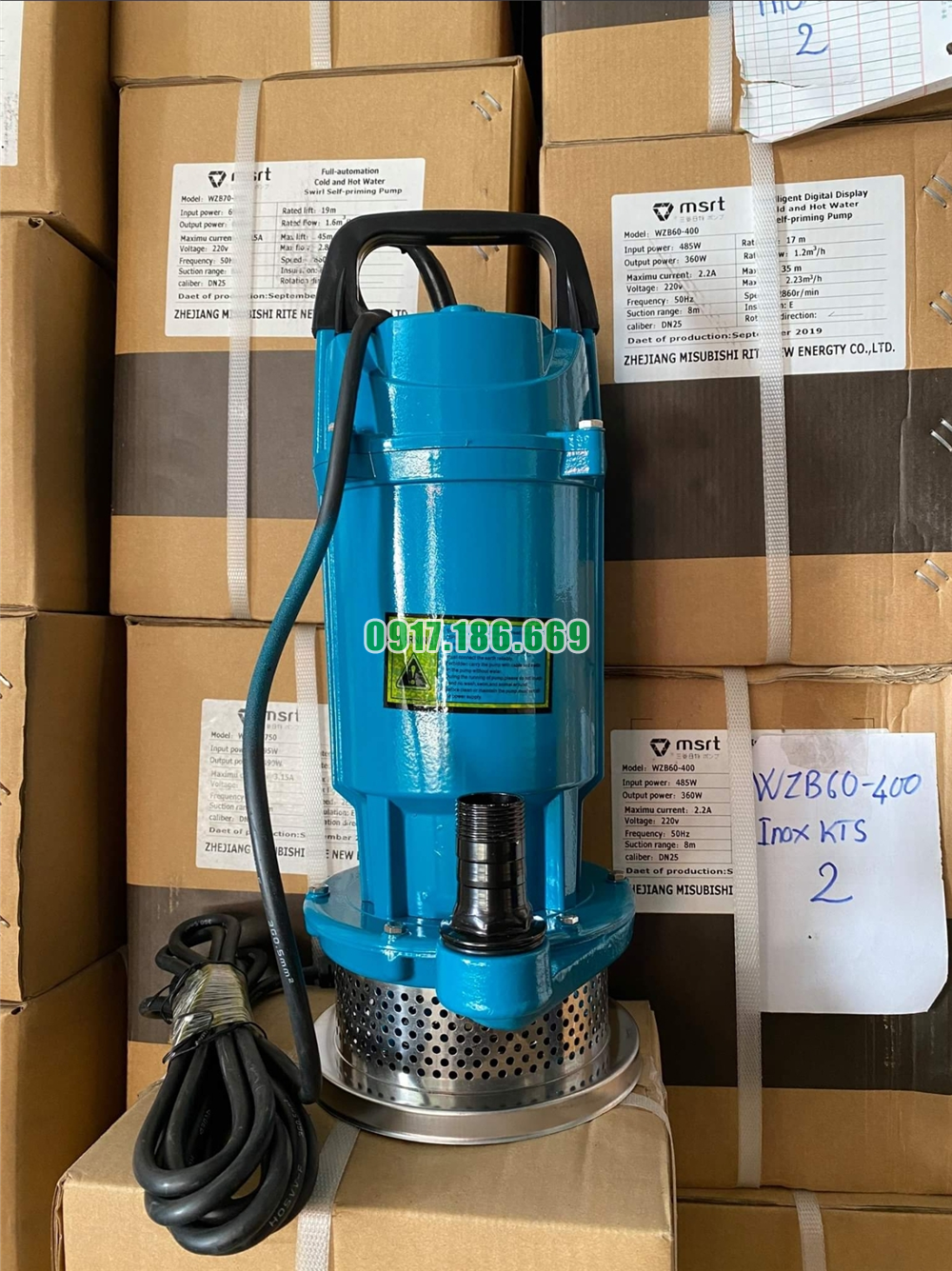 bơm chìm thân nhôm giá rẻ qdx
